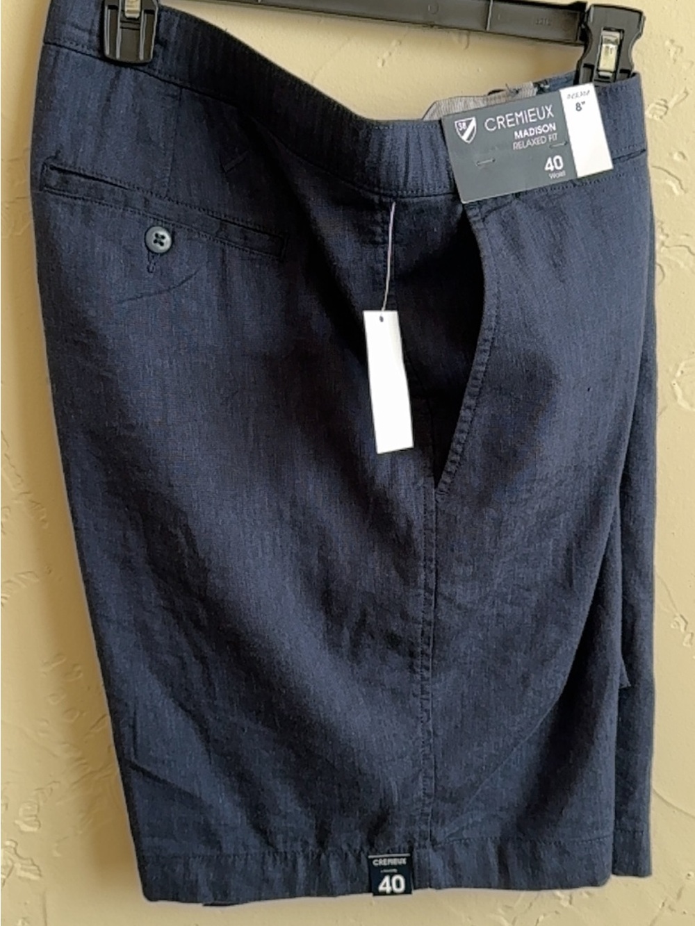 Daniel Cremieux Navy Relaxed-Fit Chinos